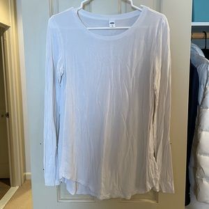 Old Navy luxe white long sleeve, medium